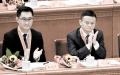 腾讯创始人马化腾与阿里巴巴创始人马云（WANG ZHAO/AFP/Getty Images）