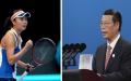 中共前政治局常委张高丽（右）涉嫌性侵网球名将彭帅的丑闻持续发酵。（图片来源：合成图）