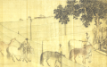 《晋文公复国图》局部，作者北宋李唐，现收藏于美国大都会艺术博物馆。（公有领域）
