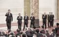 2022年10月23日，中共二十大新常委亮相。（Kevin Frayer/Getty Images）