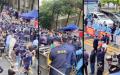 近日各地频传发生多起警民冲突。（图片来源：视频截图）