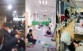 大陆多地医院人满为患。（图片来源：视频截图）
