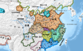 五代后周形势图（公有领域）