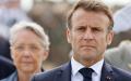 法国总理博尔内（Elisabeth Borne）与总统马克龙（Emmanuel Macron）（LUDOVIC MARIN/POOL/AFP via Getty Images）