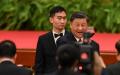 2023年9月28日，习近平在中共建政74周年招待酒会上。