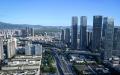2022年7月12日，中国广东省深圳市的住宅和商业建筑的全景。(JADE GAO/AFP via Getty Images)