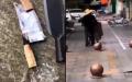 神秘的赊刀人。 （图片来源：视频截图）