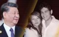 习家族的洋女婿福大牛（右一）身份被曝光。右图为习妹齐安安之女吴雅凝和丈夫福大牛合照。（图片来源：看中国合成）