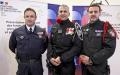 法国三大王牌特种队负责人合影。左起：GIGN、RAID、BRI。（EMMANUEL DUNAND/AFP via Getty Images）
