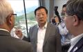 图为去年4月夏宝龙来港调研。