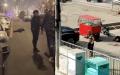 苏州发生枪击案有人倒地，徐州男子砍倒3人后自刎。（图片来源：视频截图）