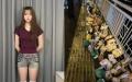 “胖猫”事件是近期中国热门新闻，图为微博四川重庆胖猫轻生的女友谭竹现身。（图片来源：微博截图）