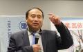 哥伦比亚大学政治学博士、中国民主党全国委员会主席王军涛 。  （图片来源：看中国摄）