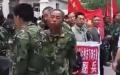 传全国各地大量退伍军人7月2日在北京上访。（图片来源：视频截图）