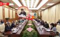 2024年7月29日，习近平会见意大利总理梅洛尼（Giorgia Meloni），中共国家主席办公室主任韩世明现身。（图片来源: 视频截图）
