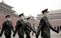 在北京紫禁城执勤的士兵（NOEL CELIS/AFP via Getty Images）