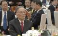 中共前国家副主席王岐山在2024年9月30日举办的十一招待会上全程无笑容。