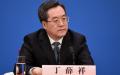 2023年3月13日，中国国务院副总理丁薛祥出席国务院总理李强主持的记者会。（图片来源：GREG BAKER/AFP via Getty Images）