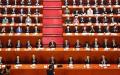 2023年3月5日，中国国家主席习近平在中国北京人民大会堂出席第十四届全国人民代表大会第一次会议开幕。（图片来源：Lintao Zhang/Getty Images）