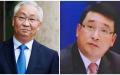国务院副总理张国清（左）、中国兵器装备集团有限公司副总经理刘卫东（右）。（看中国合成图）