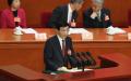 2025年3月4日，中国人民政治协商会议第十四届三次会议在北京人民大会堂开幕，全国政协主席王沪宁在开幕式上作报告。（图片来源：Lintao Zhang/Getty Images）