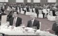 2024年9月30日，中共前国务院副总理刘鹤出席中共75周年招待会，右边第二人是刘鹤。（图片来源：视频截图）