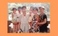 田钰与家人合照，左起依序为谢山林、田钰父亲、田钰、田芳。（图片来源：网络图片）