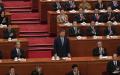 2025年3月4日，中共党魁习近平（中）参加人民大会堂举行政协开幕式。（图片来源：Kevin Frayer/Getty Images）