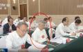 胡海峰参加第十次全国对口支援新疆工作会议。（视频截图）