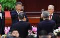 中共建政75周年，温家宝和习近平举杯祝酒。（视频截图）