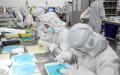 2020年6月16日，中国东部江苏省淮安市的一家工厂生产LED芯片的场面。（STR/AFP via Getty Images）