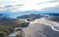 格陵兰岛卡格鲁鲁苏阿克的空中视角。（Getty Images/Sam Bagnall/LAT Images for Extreme E） 