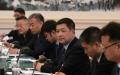 2024年6月20日，中共公安部部长王小洪（中）在北京与美国国家毒品管制政策主任拉胡尔·古普塔（Rahul Gupta）举行会议。（图片来源：NG HAN GUAN/POOL/AFP via Getty Images）