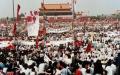 六四天安门集会景象。  （图片来源：网络图片）