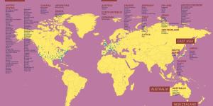 神韵2026年演出季将在全球五大洲进行巡回演出。（Epoch Times）