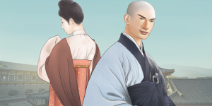 辩机文辞优美，气宇不凡，却不幸陷入了一场爱情的悲剧。（WINNIE WANG/看中国）