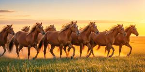 赤马奔腾（123RF）