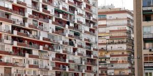 马德里一栋公寓大楼（THOMAS COEX/AFP via Getty Images）