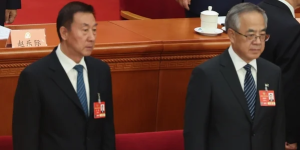 2025年3月4日，胡春华出席在北京人民大会堂举行的第十四届中共政协第三次会议开幕式。（图片来源：Getty Images）