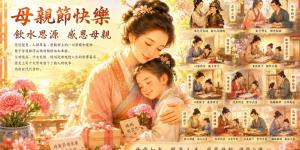母亲对人生的影响甚深。（图片来源：李齐绘制/看中国）