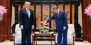 2026年5月15日，川普总统在北京与习近平会面。（图片来源: Evan Vucci / POOL / AFP via Getty Images） 