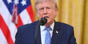 2026年7月16日，美国总统川普在美国华盛顿白宫东厅（East Room）向全国发表讲话。（图片来源：Saul Loeb/Pool - Getty Images）