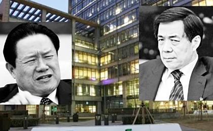 周永康、薄熙来（合成图） 