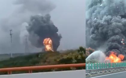 中国网友传出的消息，指在习近平浙江之行的公路发生大爆炸，相关消息立即引发网友围观、 讨论。（图片来源：网络图片）