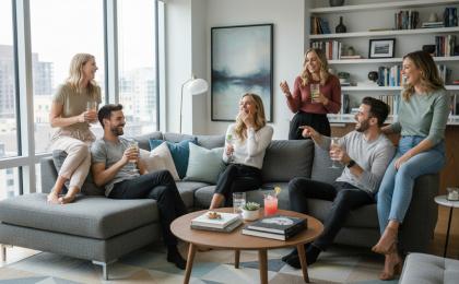 由于住房危机，越来越多的欧洲人选择合租以分担住房成本。（123RF）