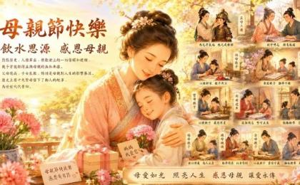 母亲对人生的影响甚深。（图片来源：李齐绘制/看中国） 