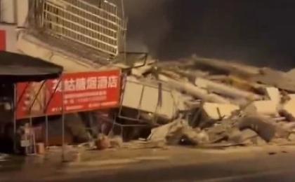 广西柳州市柳南区5月18日几乎同一位置，发生两次5.2级地震。（图片来源：视频截图）