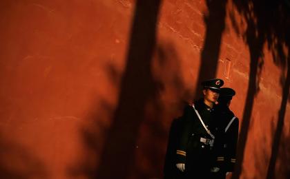 北京红墙（GREG BAKER/AFP/Getty Images) 