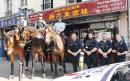 BST警队联手共和国卫队 骑警英姿现身美丽城                 街区治安走向新高峰