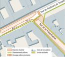 美丽城11号线地铁施工一期和二期工程地图（Copyright © RATP）